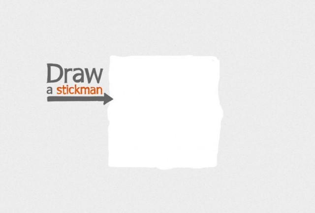 Draw a stickman